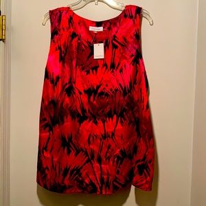 Calvin Kline Sleeveless Top New With Tags Women’s Size 1X